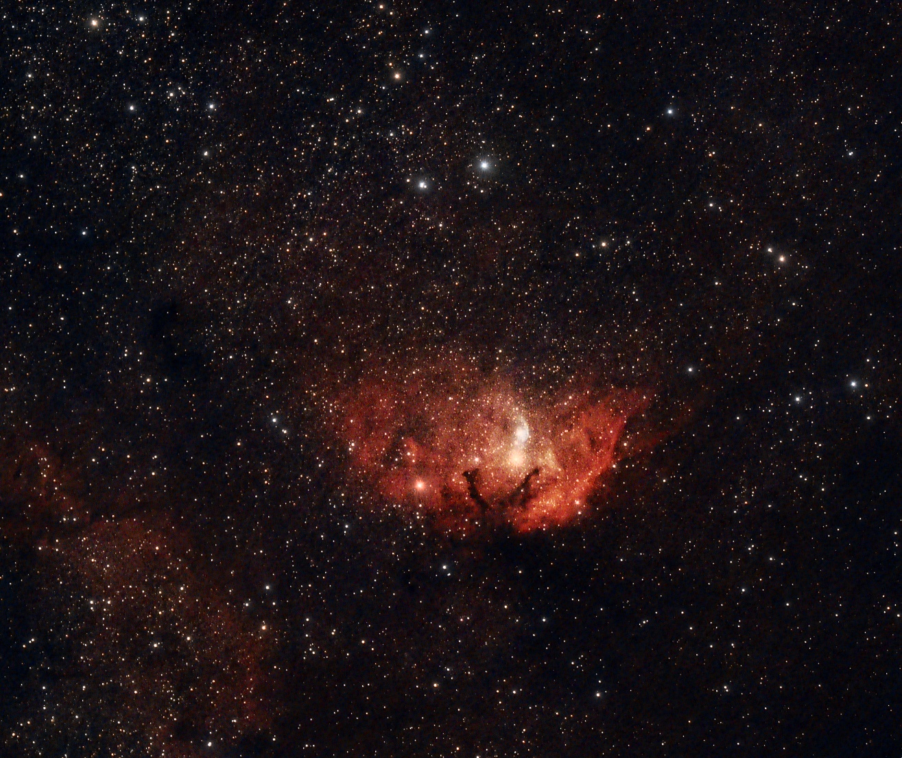 Sh2 101 seen using Celestron RASA 8 And ZWO ASI183MC