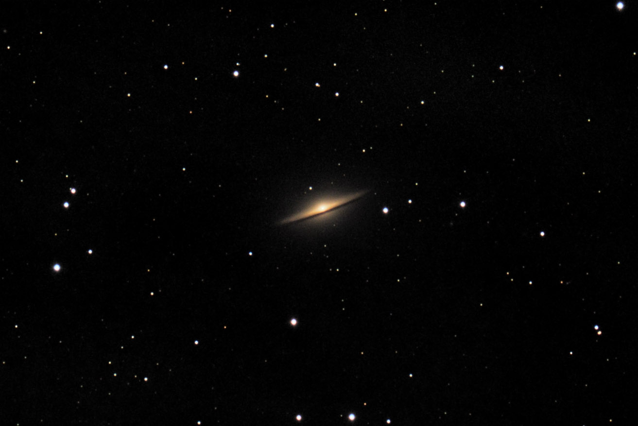 m104 seen using Celestron RASA 8 and ZWO ASI183MC