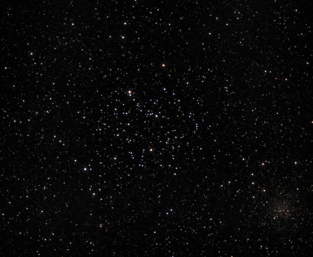 m35 seen using Celestron RASA 8 and ZWO ASI183MC