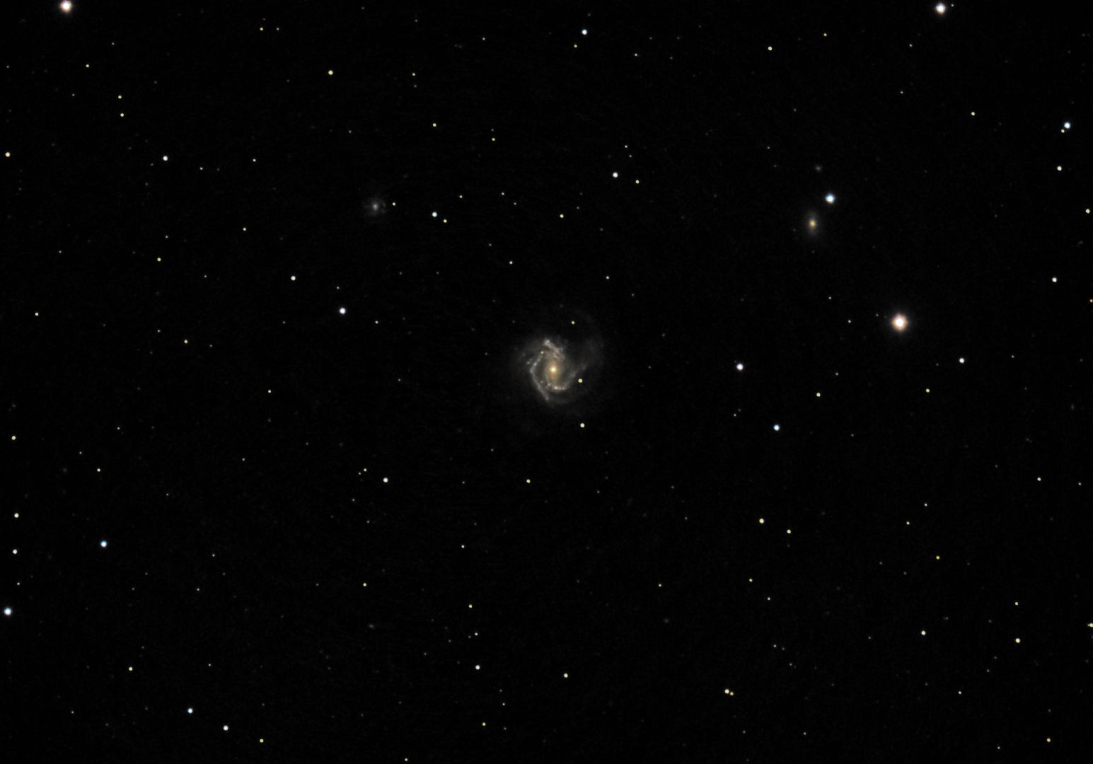 M61 on April 15, 2020 seen using Celestron RASA 8 and ZWO ASI183MC