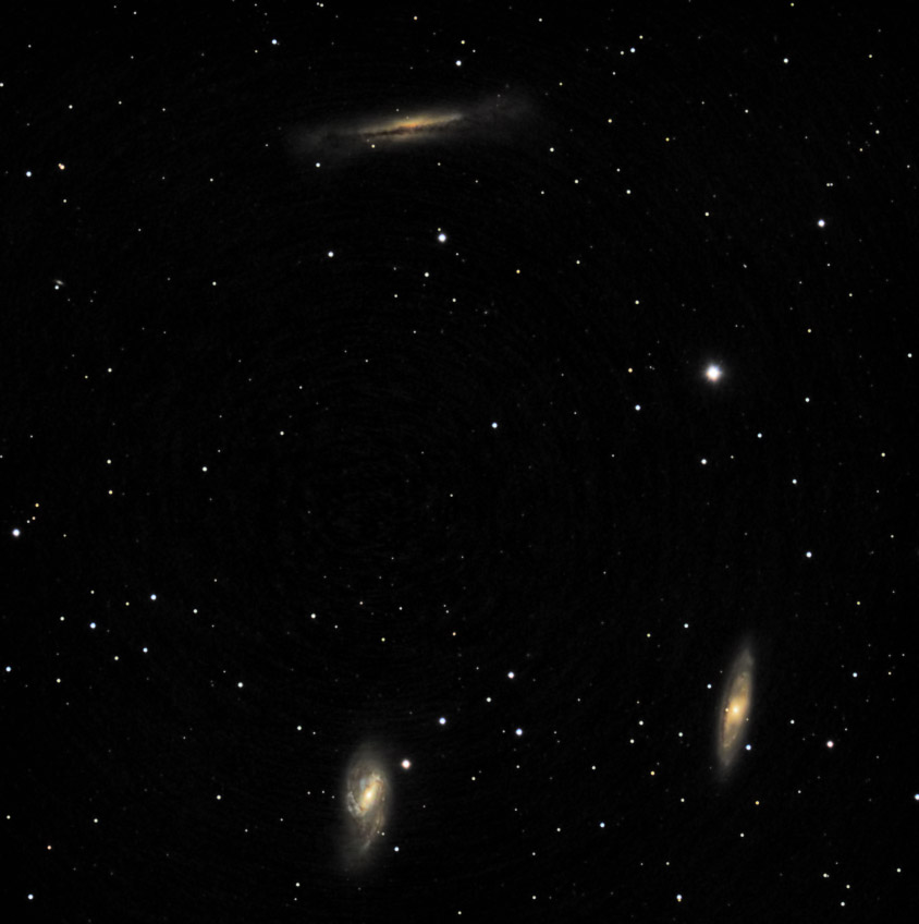 Leo Triplet seen using Celestron RASA 8 and ZWO ASI183MC