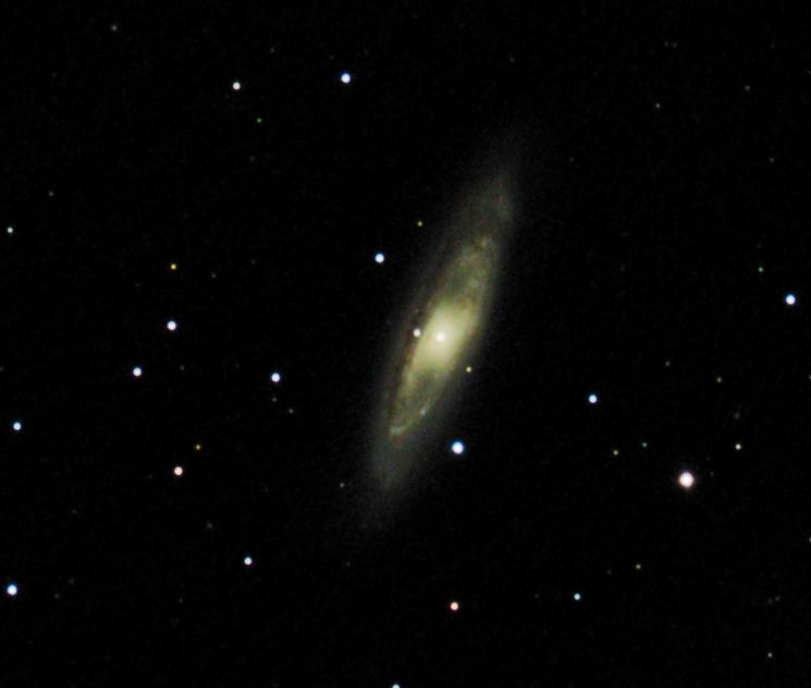 M65 seen using Celestron RASA 8 and ZWO ASI183MC