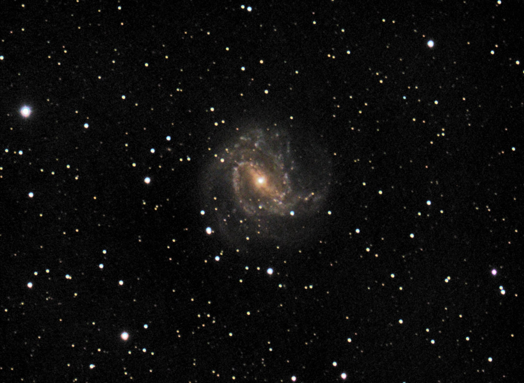m83 seen using Celestron RASA 8 and ZWO ASI183MC