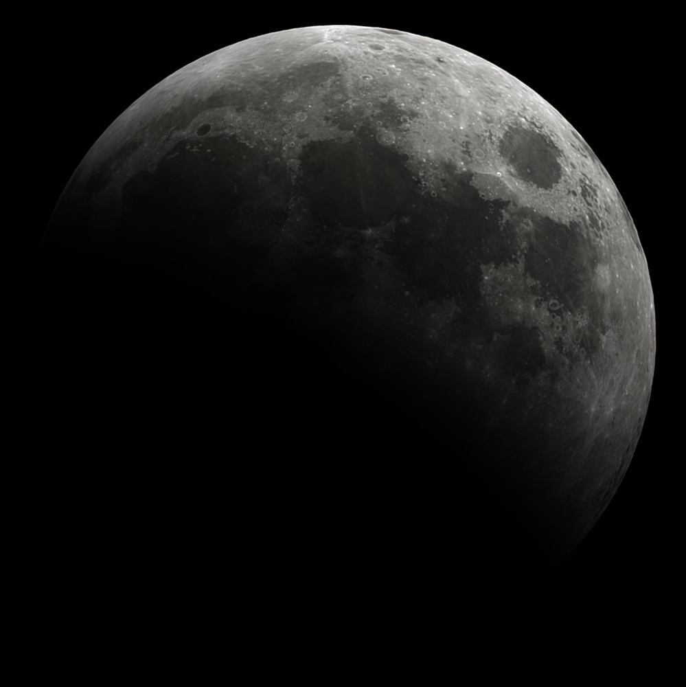 Eclipse at 1:39 am EDT Mar 14, 2025