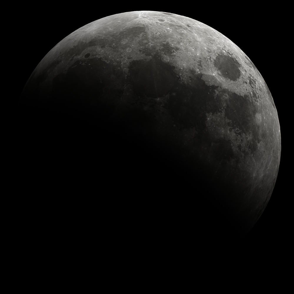 Eclipse at 1:42 am EDT Mar 14, 2025