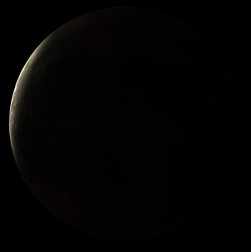 Eclipse at 3:35 am EDT Mar 14, 2025