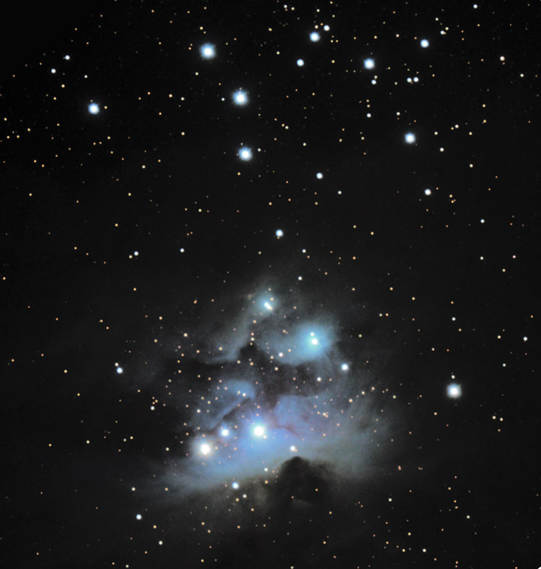 Running Man Nebula as viewed by Celestron RASA 8