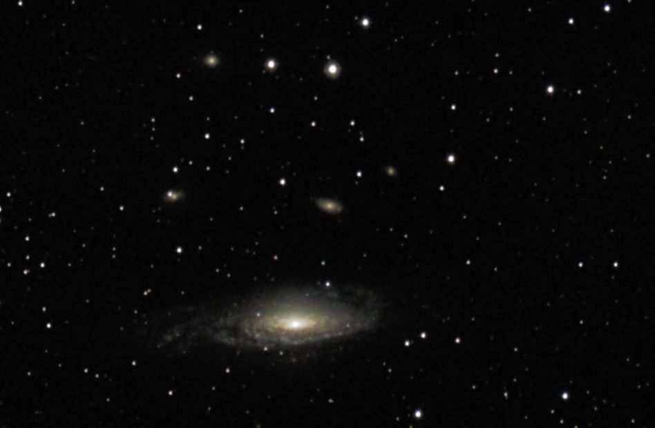 ngc7331 seen using Celestron RASA 8 and ZWO ASI183MC